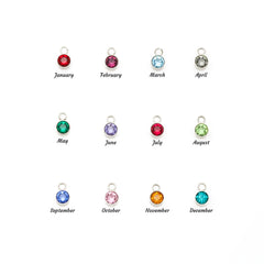 Mother's Day Name Necklace with Birthstone Custom
