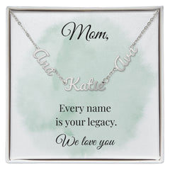 Mother's Day Multiple Names Custom Necklace
