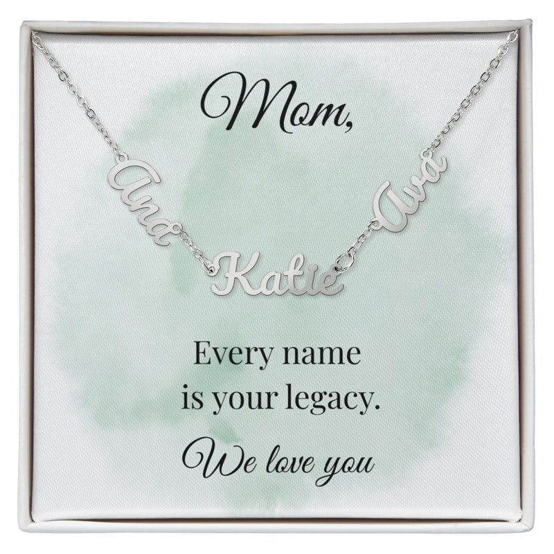 Mother's Day Multiple Names Custom Necklace