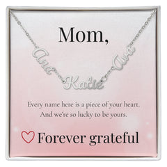 Mother's Day Multiple Custom Names Necklace