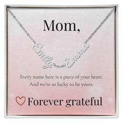 Mother's Day Multiple Custom Names Necklace