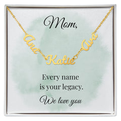 Mother's Day Multiple Names Custom Necklace