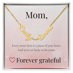 Mother's Day Multiple Custom Names Necklace