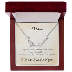 Mother's Day Custom Multiple Names Necklace
