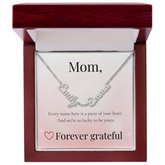 Mother's Day Multiple Custom Names Necklace