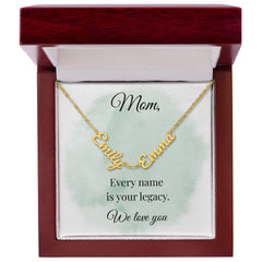 Mother's Day Multiple Names Custom Necklace
