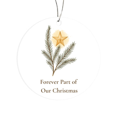 Forever Part of Our Christmas – Memorial Keepsake Ornament