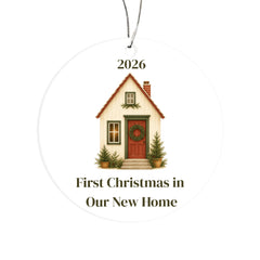 Our First Christmas in Our New Home 2026 – Acrylic Ornament