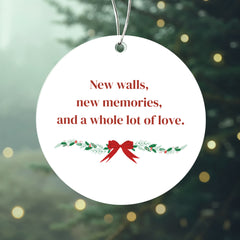 Our First Christmas in Our New Home 2026 – Acrylic Ornament