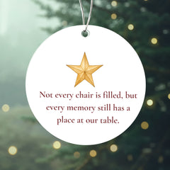 Forever Part of Our Christmas – Memorial Keepsake Ornament