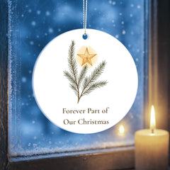Forever Part of Our Christmas – Memorial Keepsake Ornament