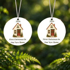 Our First Christmas in Our New Home 2026 – Acrylic Ornament