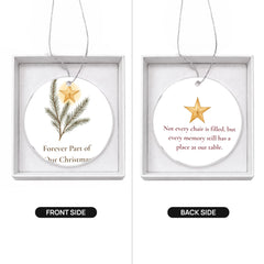Forever Part of Our Christmas – Memorial Keepsake Ornament